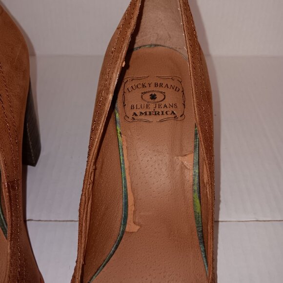 LUCKY BRAND BOHO HEELED SHOES - Picture 10 of 11